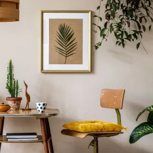AmeliaHome Sedák na stoličku Aleksa horčicový, veľkosť 40x40