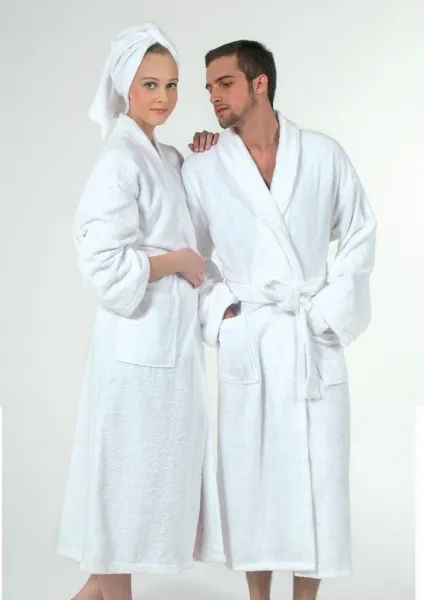 Faro Unisex froté župan Figaro L/XL biely