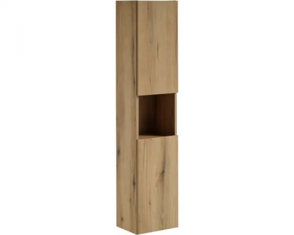 Comad Kúpeľňová zostava Nova Oak I so skrinkami 140 cm dub evoke/čierna
