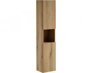 Comad Kúpeľňová zostava Nova Oak I so skrinkami 140 cm dub evoke/čierna