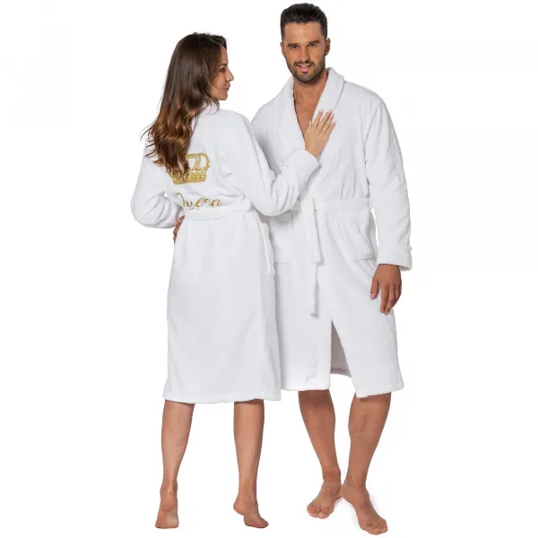 Tutumi Dámský župan z mikrovlákna Queen L/XL bílý