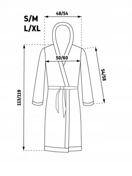 Tutumi Dámský župan z mikrovlákna Queen L/XL bílý