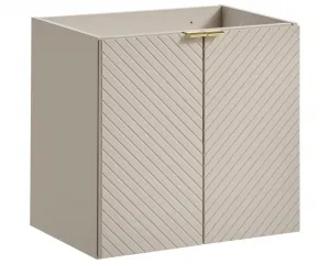Comad Kúpeľňová zostava Viva Cashmere Domi so skrinkami a umývadlom 60 cm kašmírová