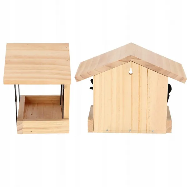 Esschert Design Vtáčie krmítko Isena hnedé