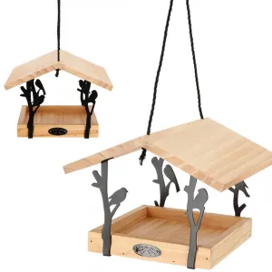Esschert Design Závesné krmítko pre vtáky VORES hnedé