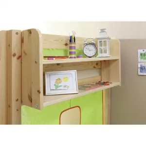 Závesný regál prírodná farba