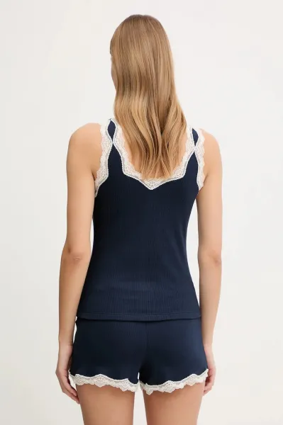 Dámske pyžamo Tommy Hilfiger modré (UW0UW06215 C1G) XL