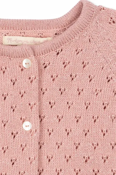 Detský bavlnený kardigan Konges Sløjd HANNAH CARDIGAN