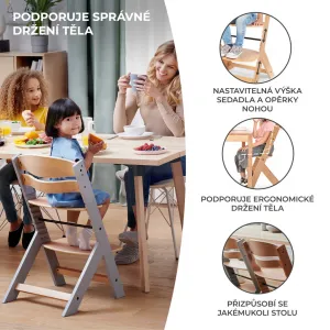 Jedálenská stolička Kinderkraft Enock Farba: Beige