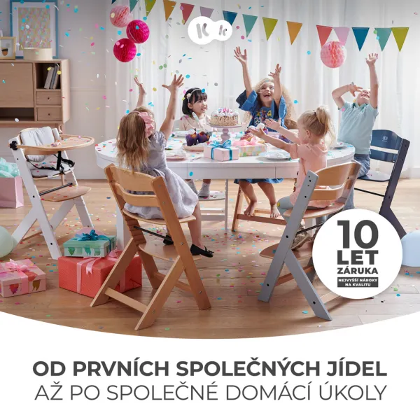 Jedálenská stolička Kinderkraft Enock Farba: Beige
