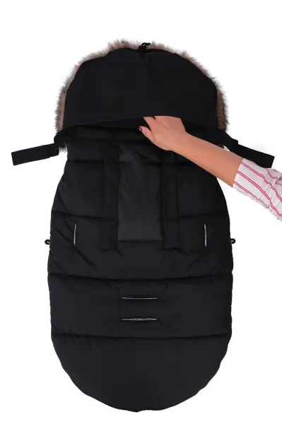 COTTONMOOSE Fusak do kočíku Moose Yukon Graphite
