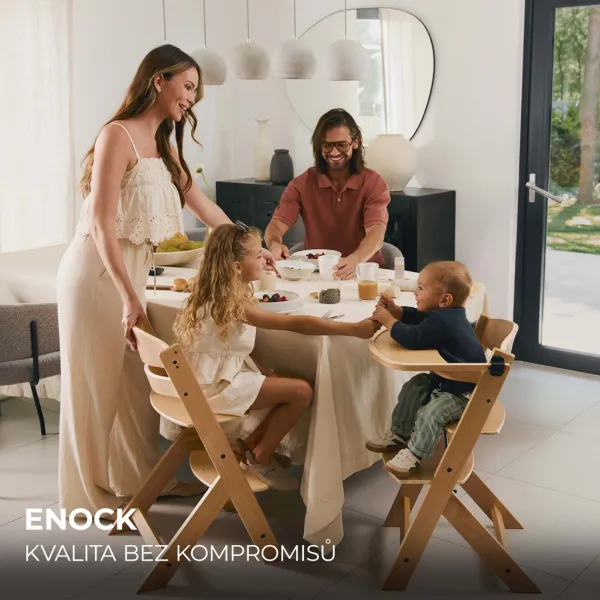 Jedálenská stolička Kinderkraft Enock Farba: Beige