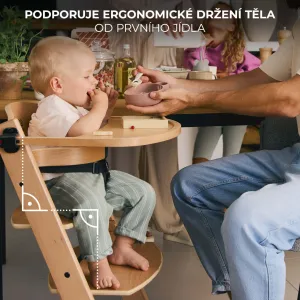 Jedálenská stolička Kinderkraft Enock Farba: Beige