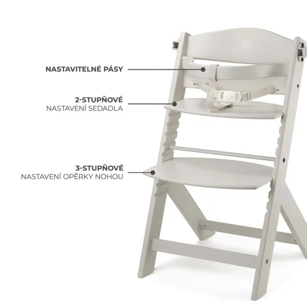 Jedálenská stolička Kinderkraft Enock Farba: Beige