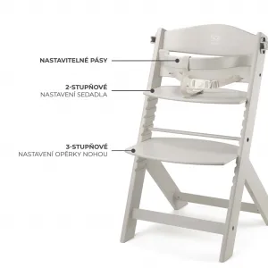 Jedálenská stolička Kinderkraft Enock Farba: Beige