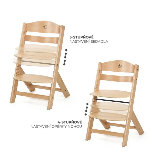 Jedálenská stolička Kinderkraft Enock Farba: Beige