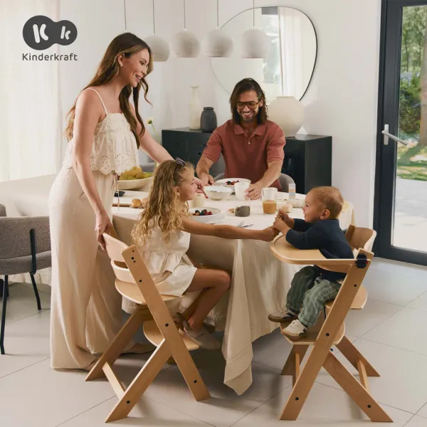 Jedálenská stolička Kinderkraft Enock Farba: Beige
