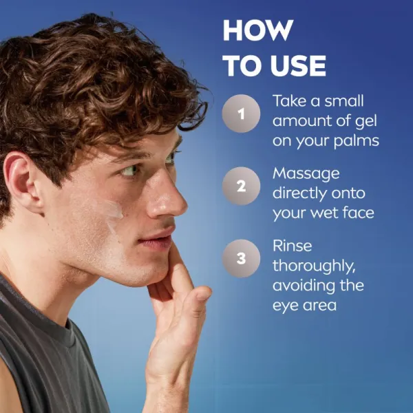 NIVEA MEN Hydrocare hydratačný čistiaci gél pre mužov 150 ml