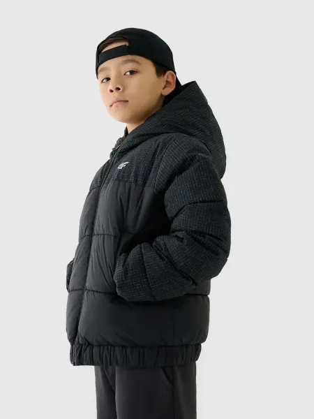 Boys' winter jacket 4F