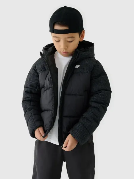 Boys' winter jacket 4F