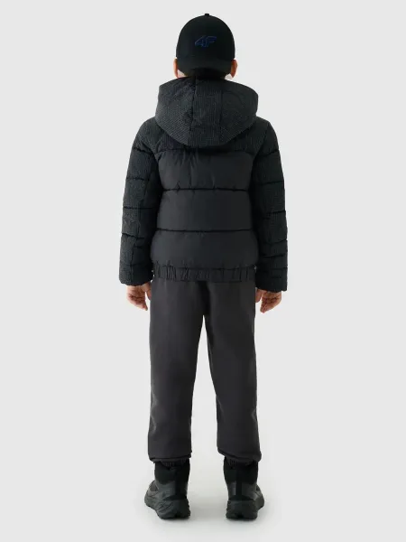 Boys' winter jacket 4F