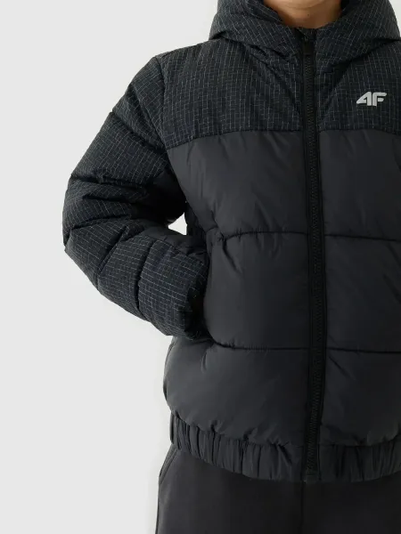 Boys' winter jacket 4F
