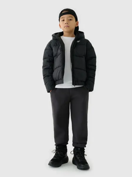 Boys' winter jacket 4F