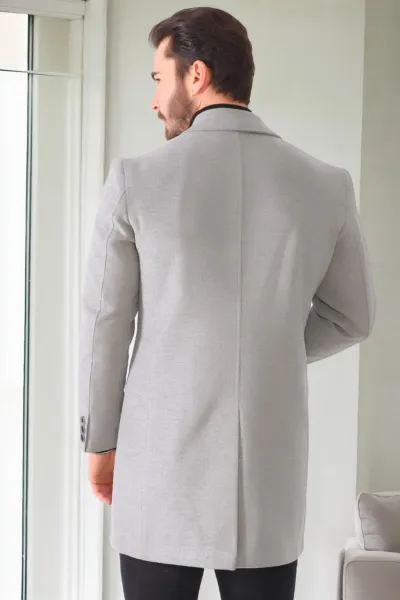 PLT9364 DEWBERRY MEN'S COAT-LIGHT GREY