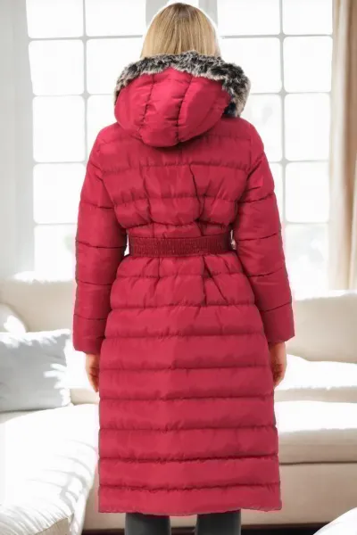 Z9779 DEWBERRY WOMEN'S COAT-BURGUNDY