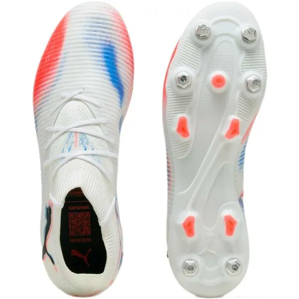 Puma FUTURE 8 PRO MxSG Pánske lisokolíky, biela, veľkosť 41