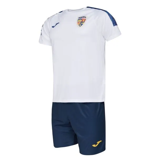 Joma FED. FUTBOL RUMANÍA TRAINING JUNIOR SET Detský tréningový set na futbal, biela, veľkosť