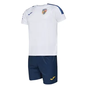 Joma FED. FUTBOL RUMANÍA TRAINING JUNIOR SET Detský tréningový set na futbal, biela, veľkosť