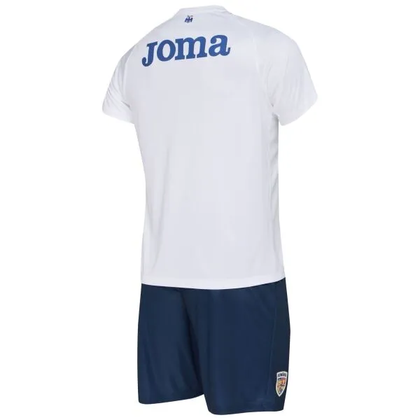 Joma FED. FUTBOL RUMANÍA TRAINING JUNIOR SET Detský tréningový set na futbal, biela, veľkosť