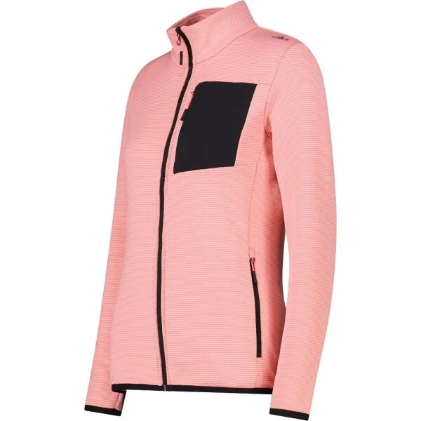 CMP WOMAN JACKET Dámska mikina, ružová, veľkosť