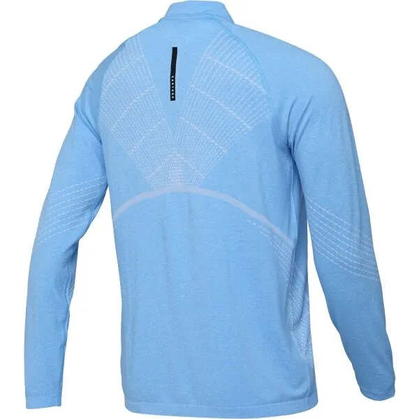 CASTORE SEAMLESS 1/4 ZIP LS TOP Pánske športové tričko, svetlomodrá, veľkosť