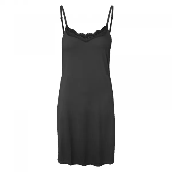 Dámska nočná košeľa Gaubert čierná (GBTW-717-black) S/M