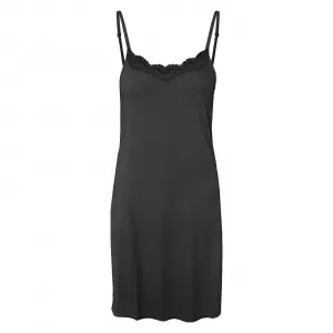 Dámska nočná košeľa Gaubert čierná (GBTW-717-black) S/M