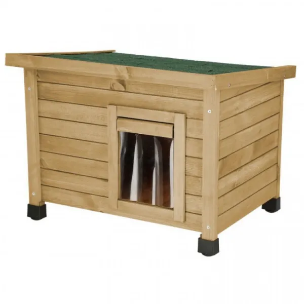 Agrofortel Búda mačacia, domček RUSTICA hnedá, 57 x 45 x 43 cm