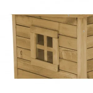 Agrofortel Búda mačacia, domček RUSTICA hnedá, 57 x 45 x 43 cm