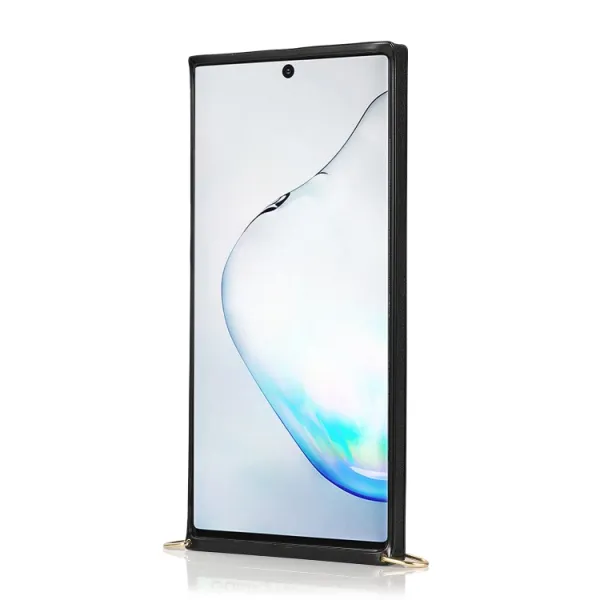 STRAP Kryt s remienkom Samsung Galaxy Note 10 Plus čierny