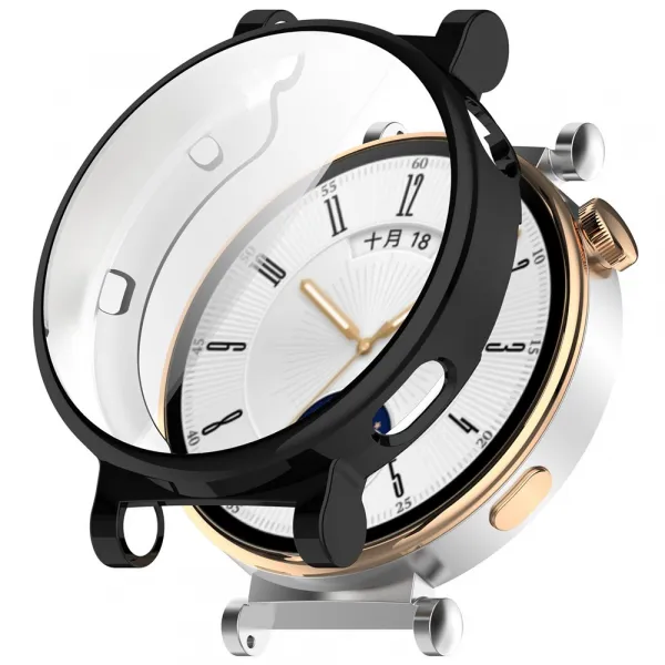 TPU FULL COVER Kryt pre Huawei Watch GT 4 41mm čierny