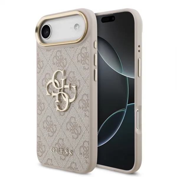 GUESS 4G METAL Ochranný obal pre Apple iPhone Air PINK