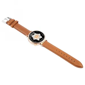 LEATHER Kožený remienok pre Garmin Lily 2 / Lily 2 Active hnedý
