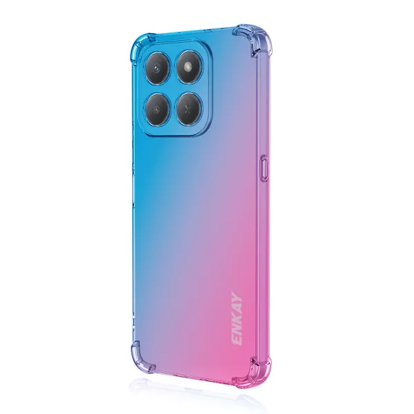 ENKAY GRADIENT Ochranný obal pre Honor 400 Smart 5G / Honor X7d BLUE-PINK
