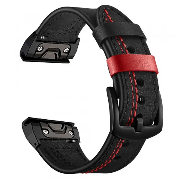 VANGUARD QuickFit Kožený remienok pre Garmin - šírka 26mm čierny