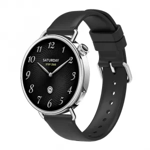 SILICONE Vymeniteľný remienok pre Xiaomi Watch S4 41mm čierny