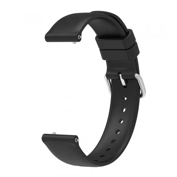 SILICONE Vymeniteľný remienok pre Xiaomi Watch S4 41mm čierny