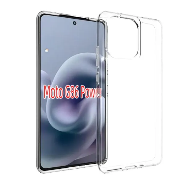 TPU Ochranný kryt pre Motorola Moto G86 Power 5G priehľadný