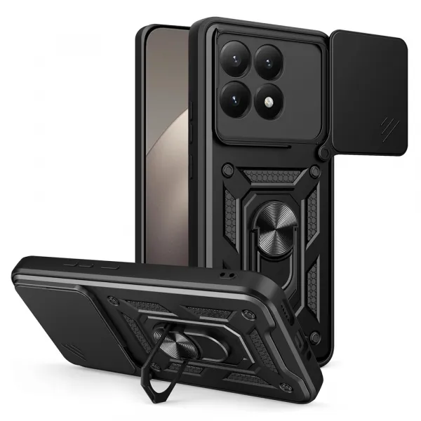 RING CAMERA Kryt s držiakom pre Xiaomi 15T čierny