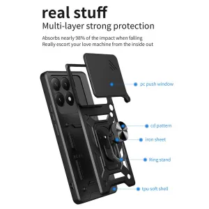 RING CAMERA Kryt s držiakom pre Xiaomi 15T čierny